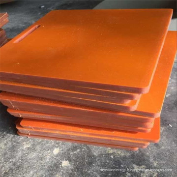 Composant d&#39;équipement Plaque en bakélite noire/orange dure